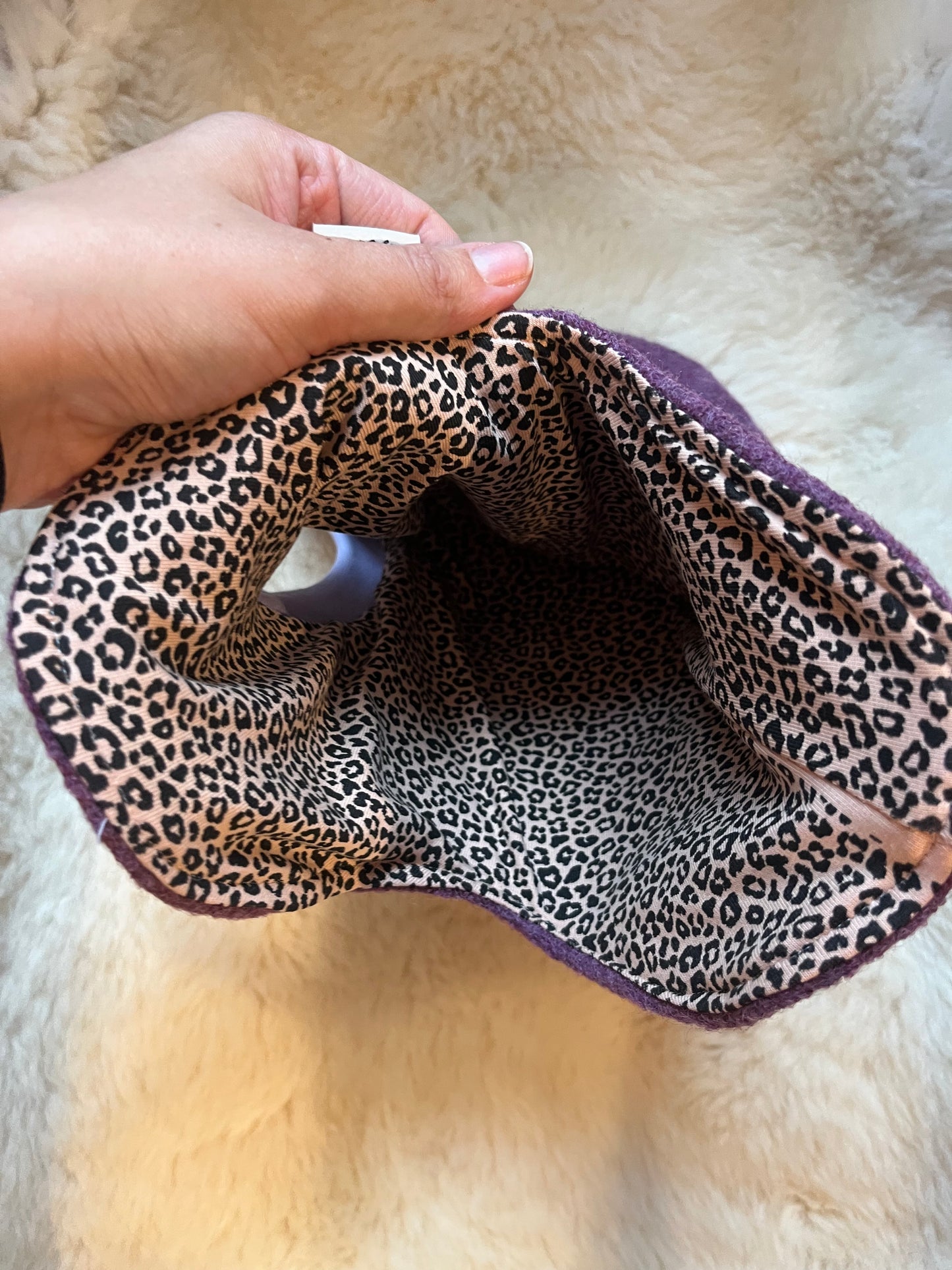 Wollwalk Schlupfmütze KU: 53-57cm