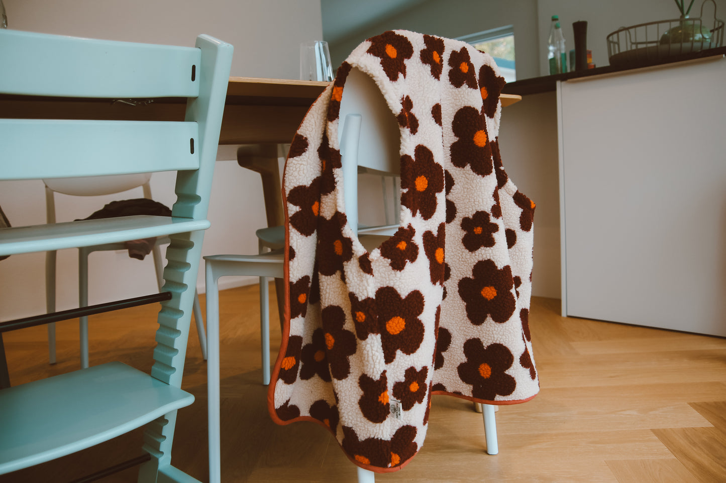 Oversize Weste Größe L Blumen