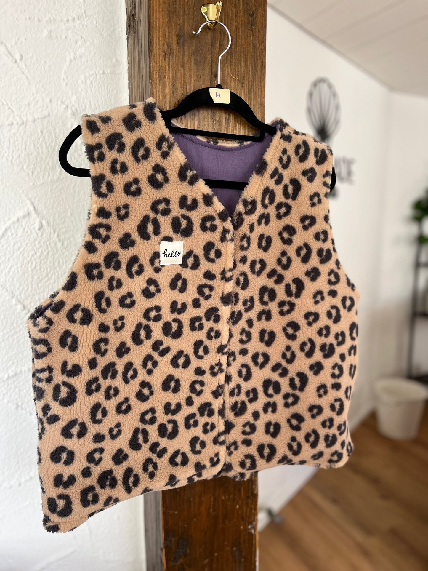 Oversize Weste Größe S