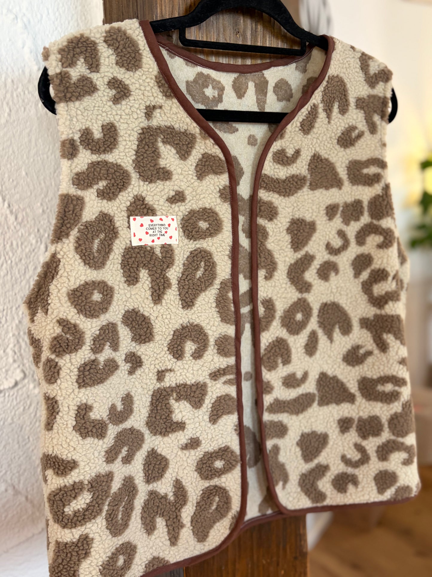 Oversize Weste Größe S Leo