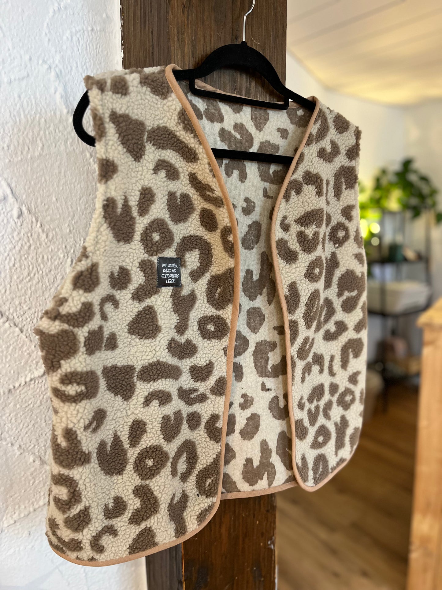 Oversize Weste Größe M leo