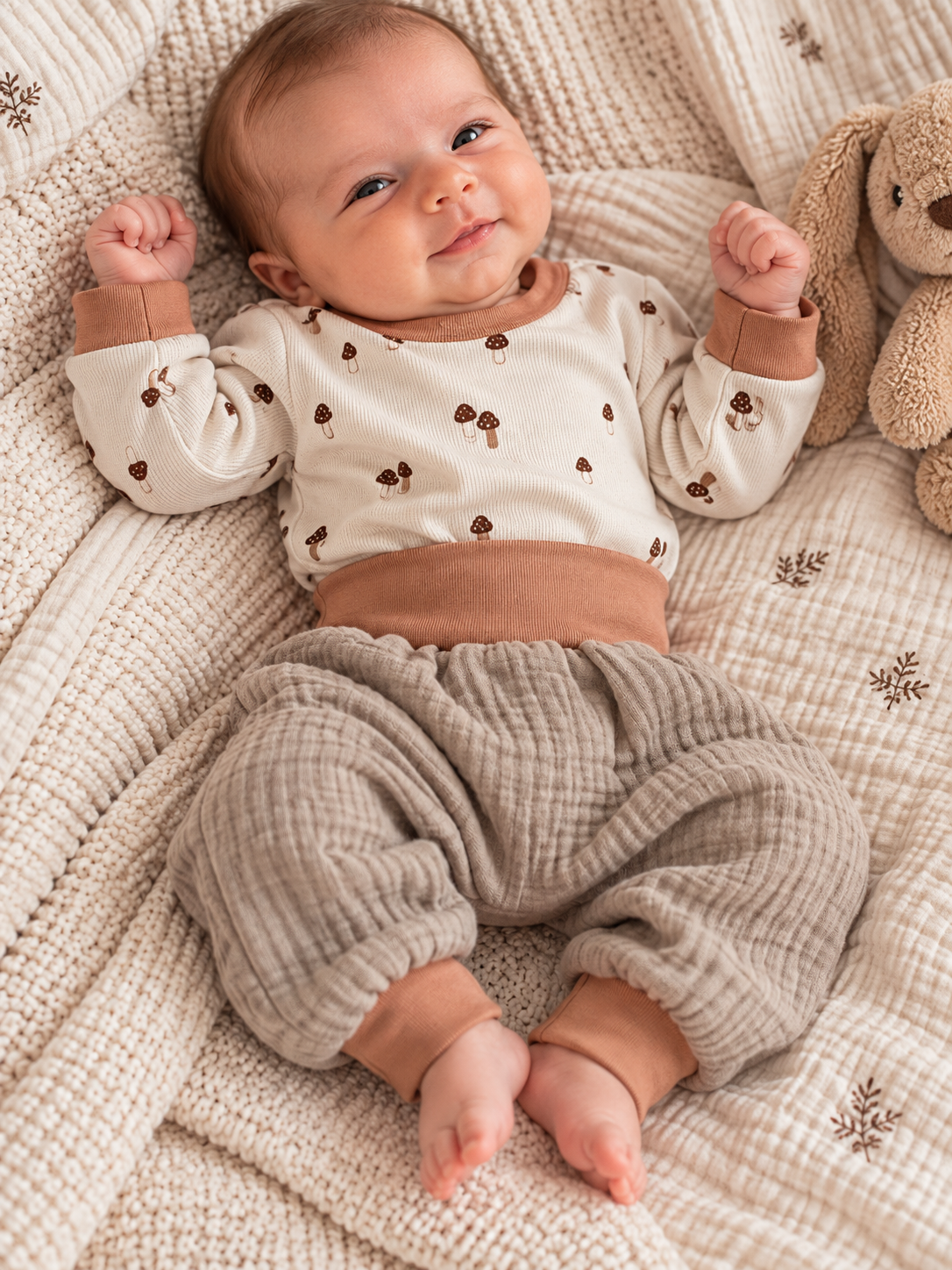 Newbornset 56/62 Pilze