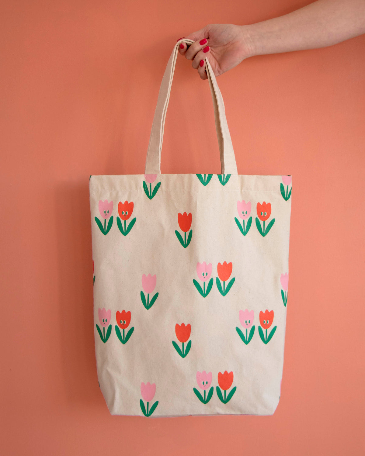 Baumwolltasche Tulpen