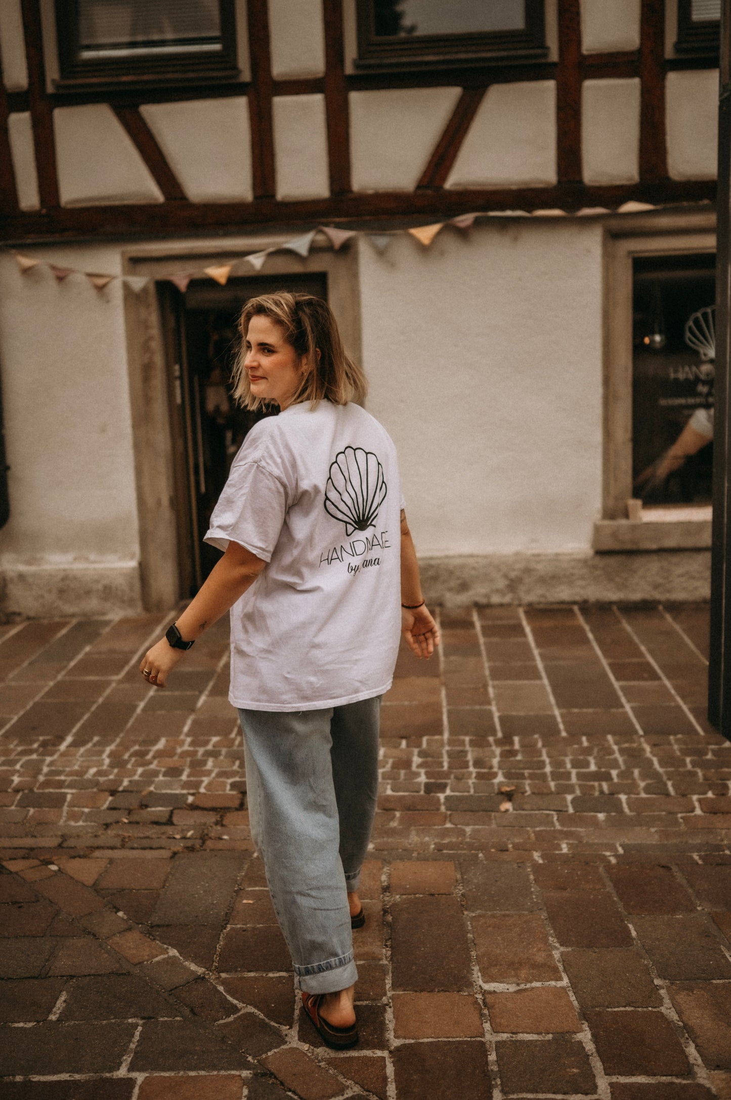Tshirt oversized weiß S/M/L