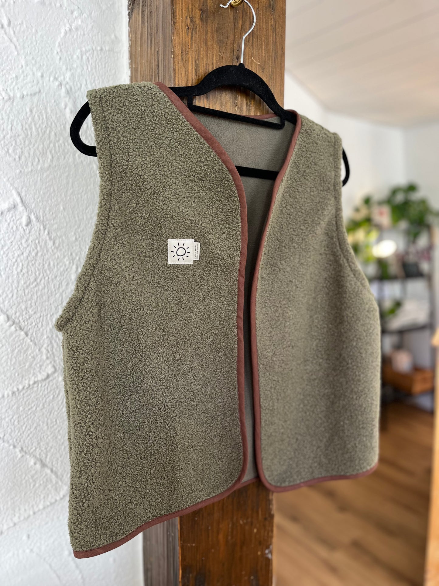 Oversize Weste Größe M