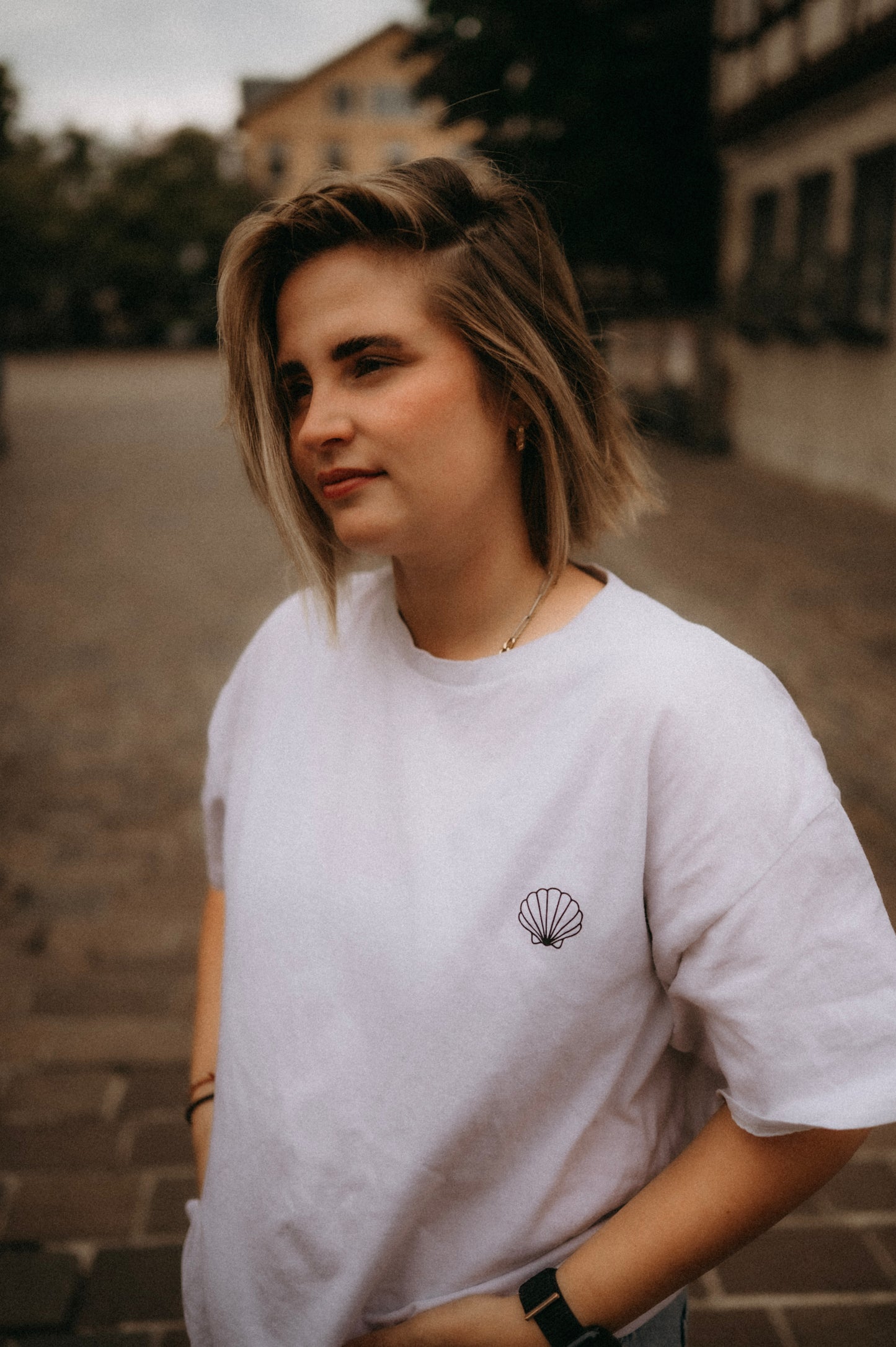 Tshirt oversized weiß S/M/L