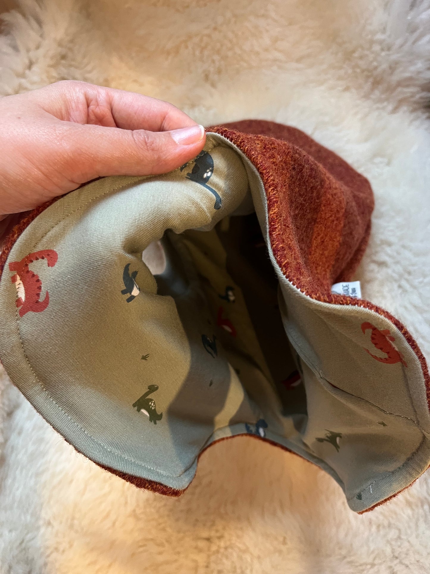 Wollwalk Schlupfmütze KU: 53-57cm