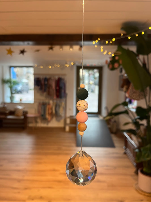 Suncatcher XL grün/rosa