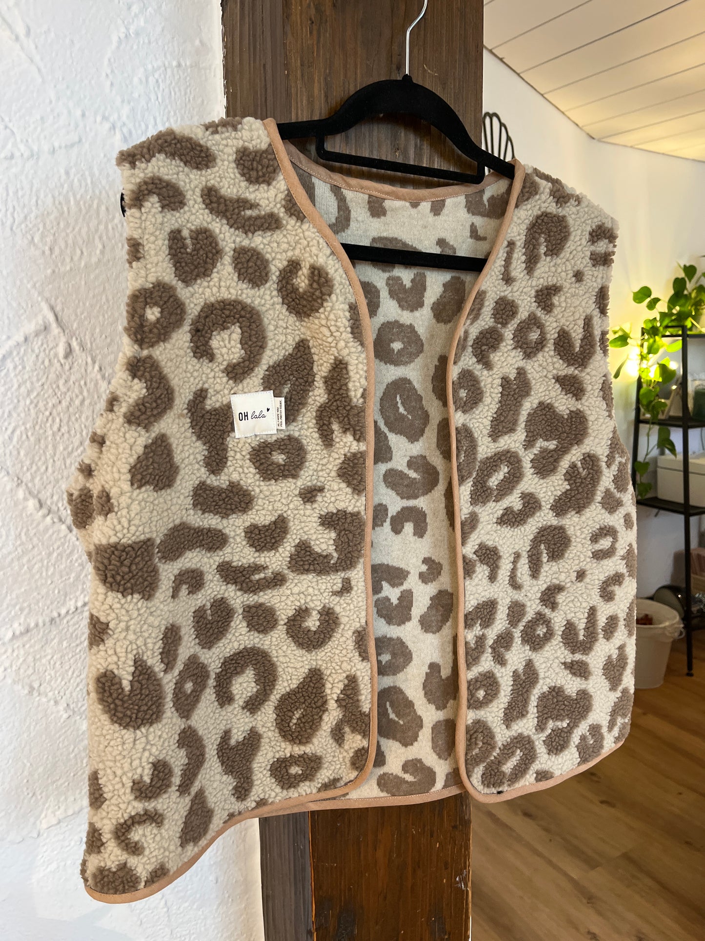 Oversize Weste Größe S leo