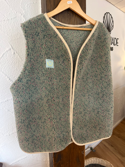 Oversize Weste Größe M Musterstück Konfetti