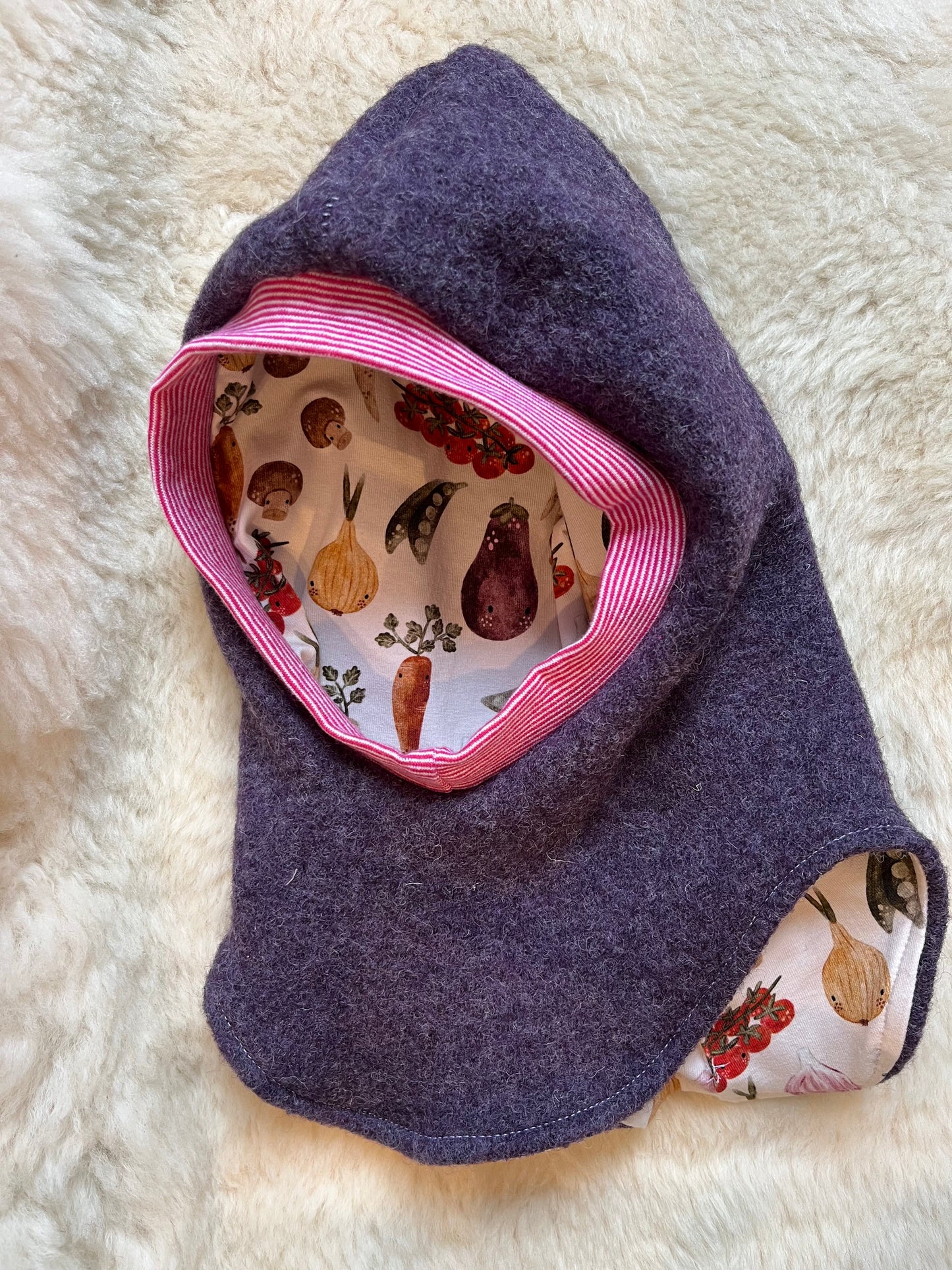 Wollwalk Schlupfmütze KU: 48-52cm