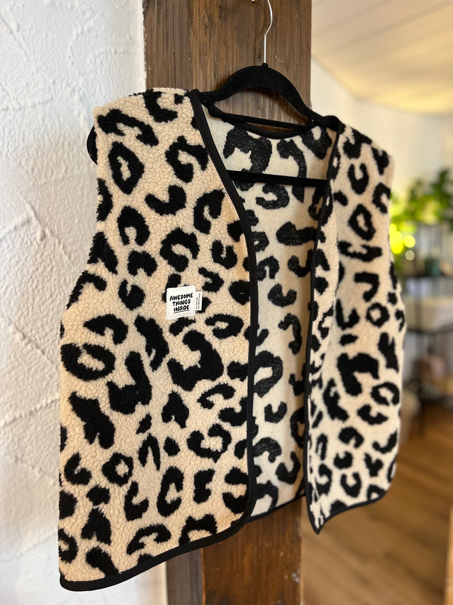 Oversize Weste Größe S leo