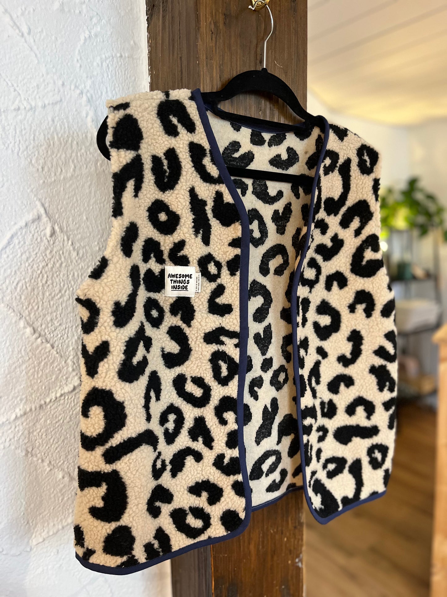 Oversize Weste Größe S leo