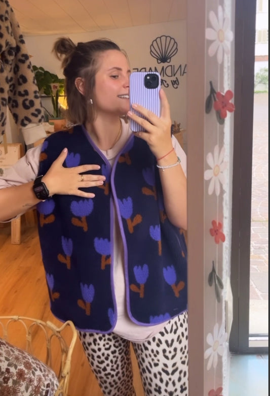 Oversize Weste Größe L