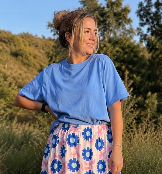 Oversize Tshirt blau M/L/XL