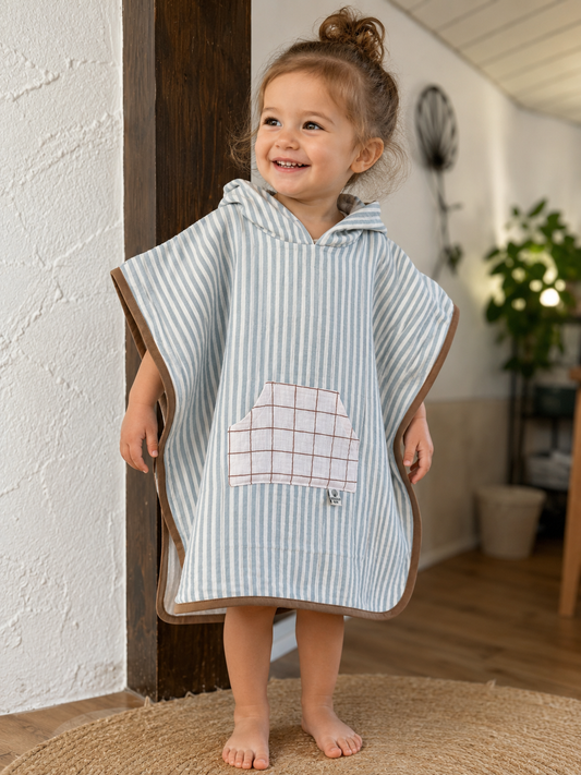Musselin Badeponcho | 1-3 Jahre