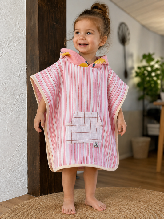 Musselin Badeponcho | 1-3 Jahre