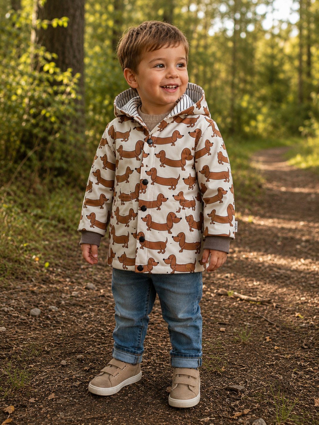Outdoorjacke in Hardsoftshell-Optik 98/104