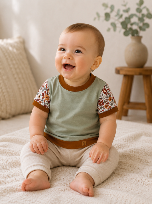 Tshirt 68/74 Blumen