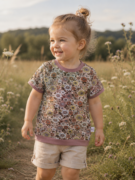 Tshirt 98/104 Blumen
