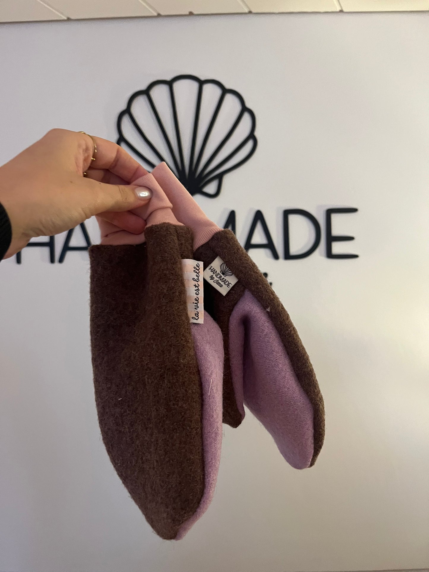 Fäustlinge Wolle XL Erwachsene