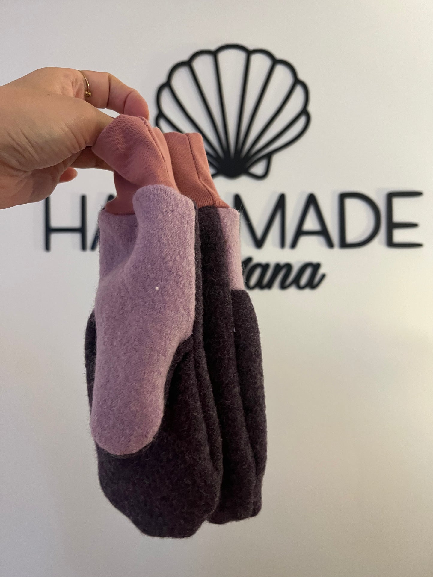 Fäustlinge Wolle L Erwachsene