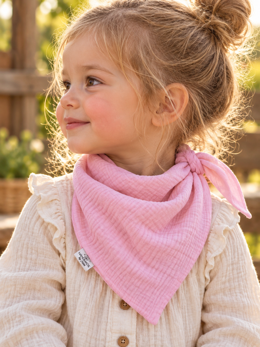 Halstuch zum binden 1-10 Jahre pink