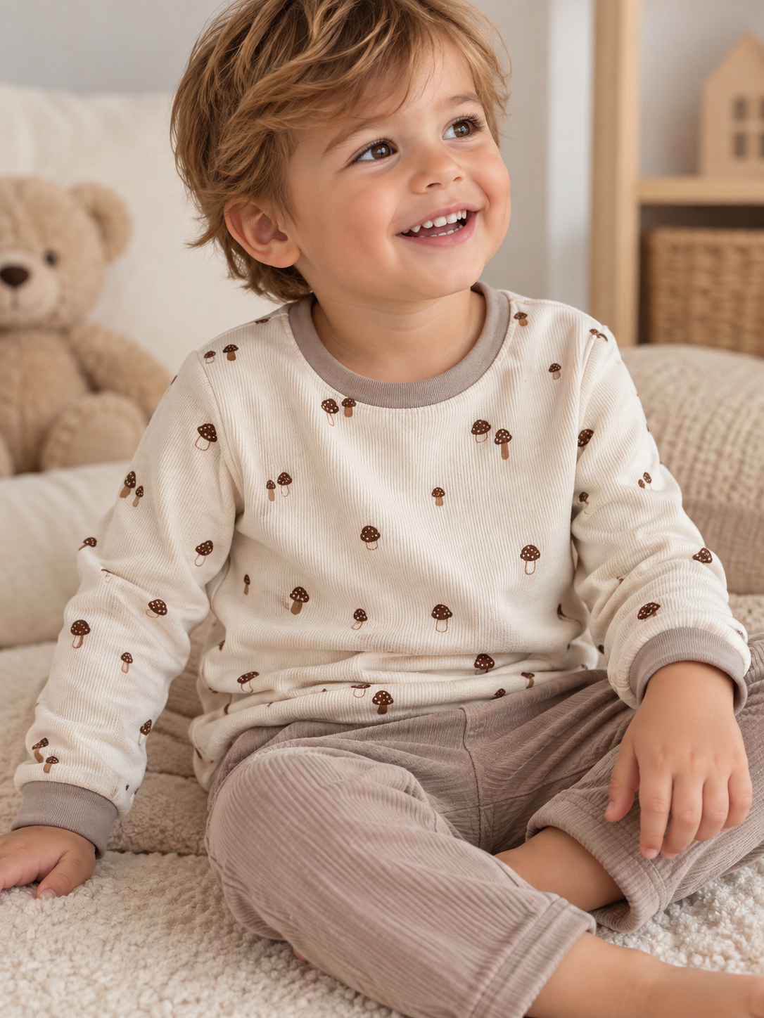 Sweatshirt 98/104 Pilze